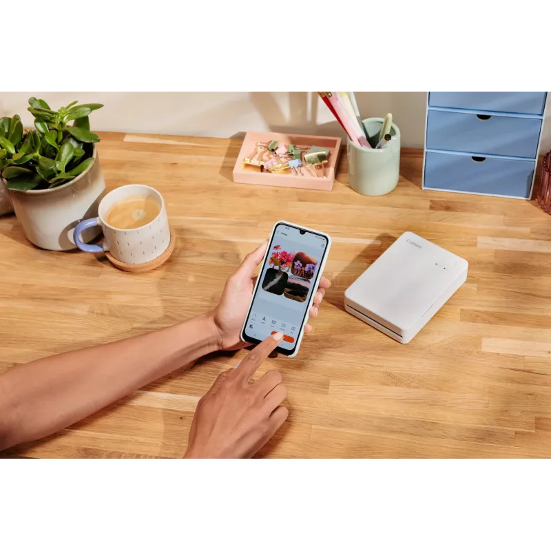 Canon SELPHY QX20 tragbarer Fotodrucker, Thermosublimation, 287 x 287 DPI, 72 x 85 mm, WLAN, USB-C, Terrakotta-Rot