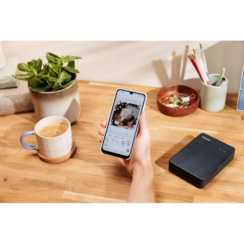 Canon SELPHY QX20 tragbarer Fotodrucker, Thermosublimation, 287 x 287 DPI, 72 x 85 mm, WLAN, USB-C, Terrakotta-Rot
