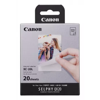 Canon XC-20L, Thermosublimationsdruck, 5,4 x 8,5 cm, 20 Stk.
