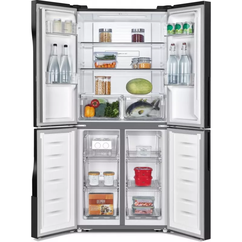 Gorenje G600 NRM818EMB Side-by-Side-Kühlschrank Freistehend 427 L Schwarz