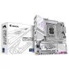 GIGABYTE Z890M AORUS ELITE WIFI7 ICE Motherboard - Unterstützt Intel Core Ultra (Series 2) CPUs, 12+1+2 Phasen VRM, bis zu 8800MHz DDR5 (OC), 1xPCIe 5.0 + 2xPCIe 4.0, Wi-Fi 7, 2.5GbE LAN, USB 4