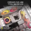 All-in-one liquid cooler Corsair iCUE LINK TITAN 240 RX LCD 12 cm White