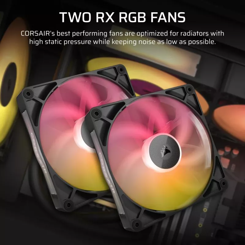 CORSAIR CPU-Kühler - Icue Link Titan 280 Rx RGB Aio Flüssigkeitskühler