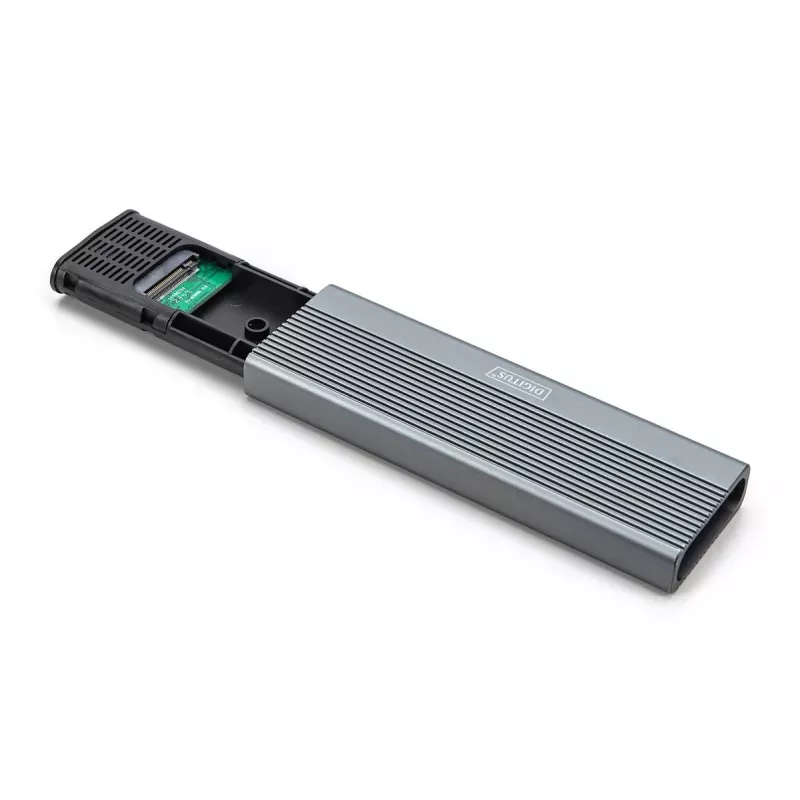 DIGITUSB USB-Festplattengehäuse - NVMe 10 Gbit/s USB 3.2 Gen 2 Aluminium werkzeuglos