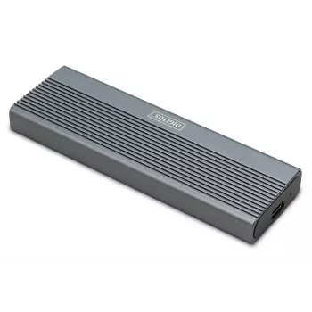 DIGITUS USB-Festplattengehäuse – SATA 6Gbit/s USB 3.1 Gen2 Aluminium werkzeuglos