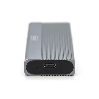 DIGITUS USB-Festplattengehäuse - NVMe + SATA 10 Gbit/s (NVMe) 6 Gbit/s (SATA) USB 3.1 Gen2 Aluminium werkzeuglos