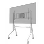 Neomounts MOVE Go XL FL50-575WH1 TV-Rollwagen, 65-110 Zoll, max. 125 kg, VESA 100x100-1100x600, höhenverstellbar 129-139 cm, abschließbar, Schnellinstallation, TÜV-zertifiziert, Weiß