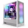 NZXT H5 Flow RGB 2024 Midi-Tower-Gehäuse, Weiß