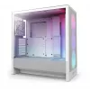 NZXT H5 Flow RGB 2024 Midi-Tower-Gehäuse, Weiß