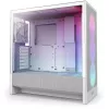NZXT H5 Flow RGB 2024 Midi-Tower-Gehäuse, Weiß