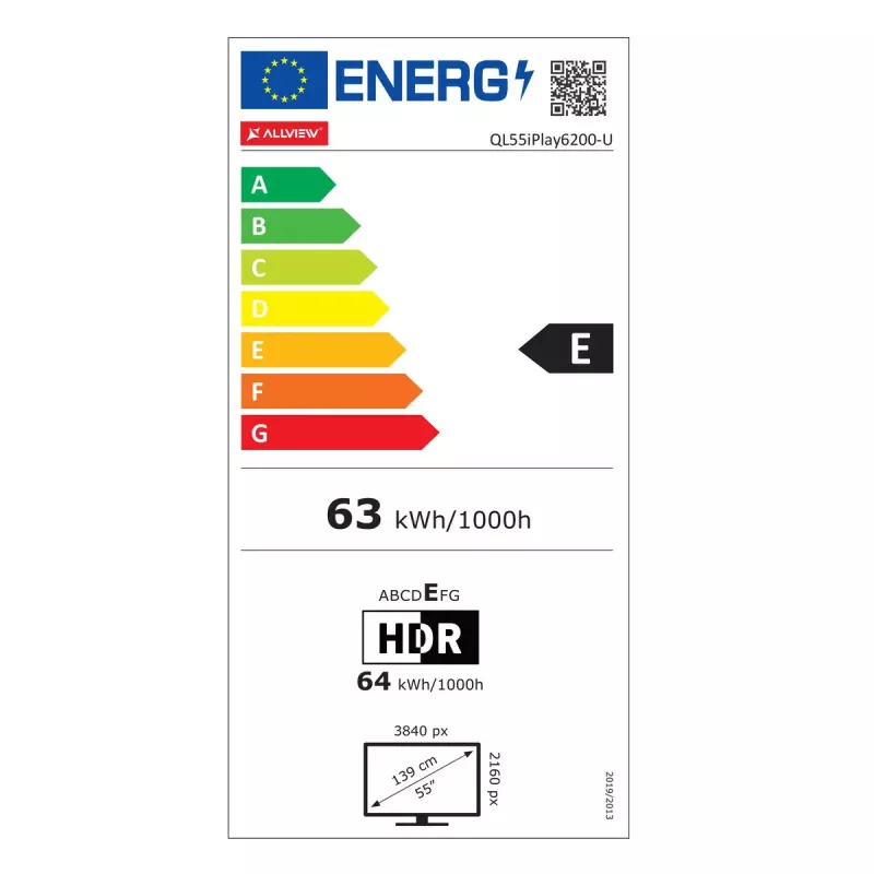 Fernseher Allview QL55iPlay6200-U 55 Zoll LED 4K UHD
