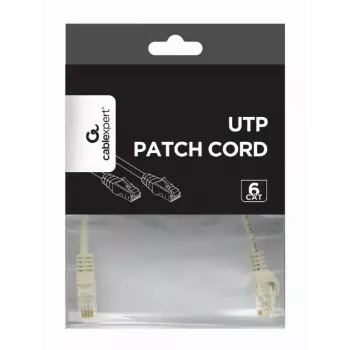 Patchkabel GEMBIRD PP6U-CU-0.25M RJ45 Cat.6 0,25 m grau
