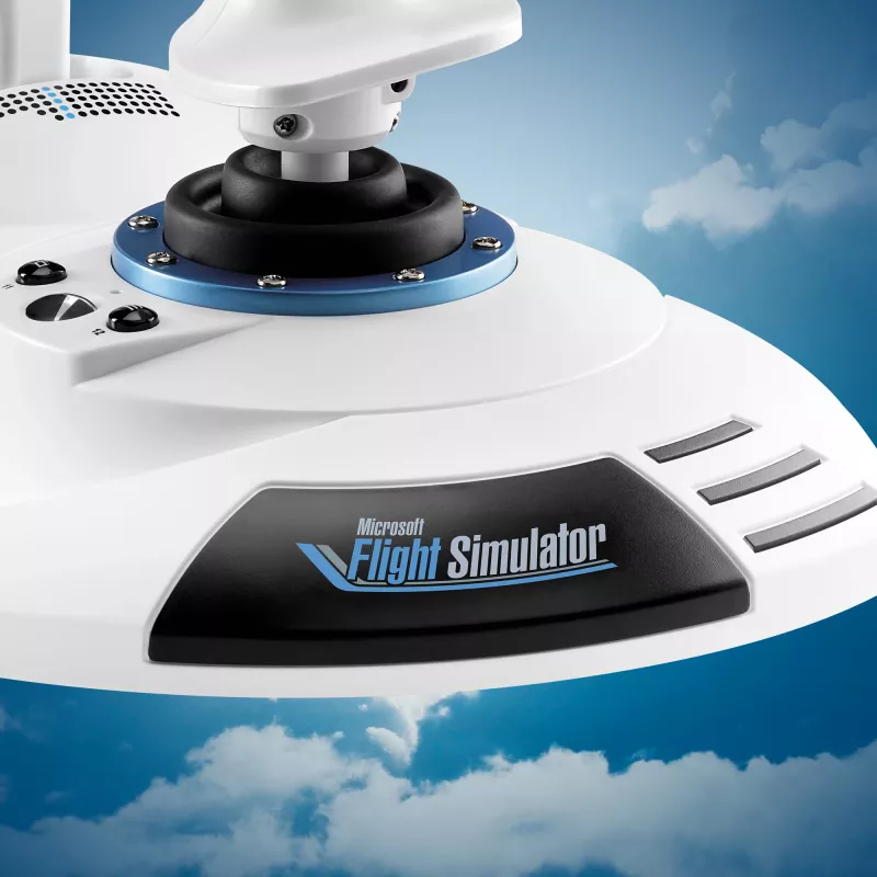 Joystick Thrustmaster T.Flight Hotas One Microsoft Flight Simulator Edition USB Schwarz Weiß