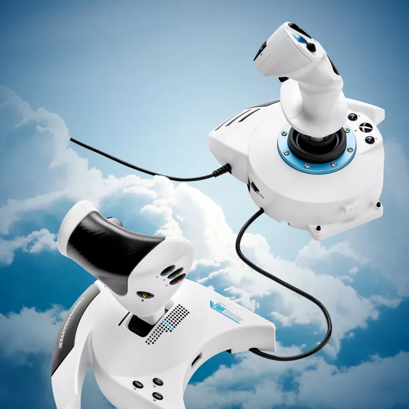 Joystick Thrustmaster T.Flight Hotas One Microsoft Flight Simulator Edition USB Schwarz Weiß