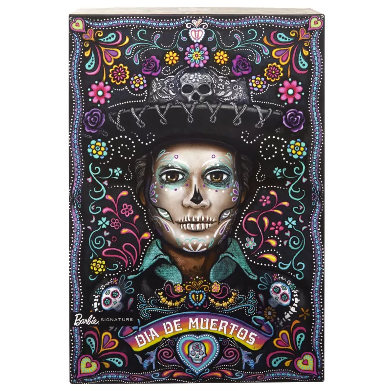 Modepuppe Mattel Barbie Ken Dia de Muertos Mehrfarbig 3+