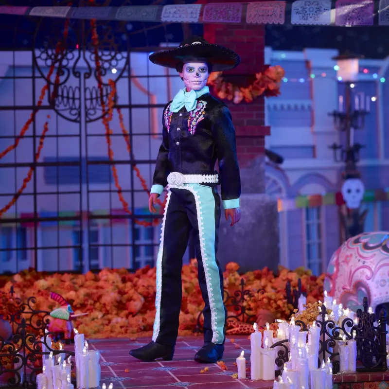 Modepuppe Mattel Barbie Ken Dia de Muertos Mehrfarbig 3+