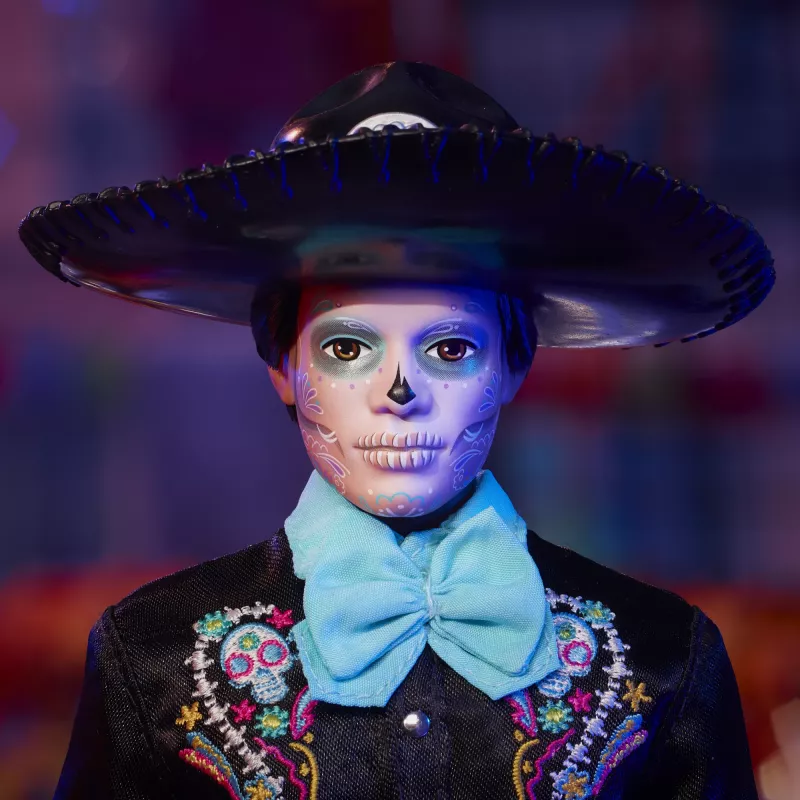 Modepuppe Mattel Barbie Ken Dia de Muertos Mehrfarbig 3+
