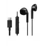 JVC HA-FR17UC kabelgebundene In-Ear-Kopfhörer, USB-C, Mikrofon, 10,7-mm-Treiber, 1,2 m, IPX2, Schwarz