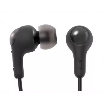 JVC HA-FR9UC kabelgebundene In-Ear-Kopfhörer, USB-C, 9,2-mm-Treiber, Inline-Mikrofon und Fernbedienung, 1,2 m, schwarz