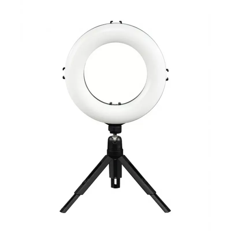 Hama SpotLight Smart 80 II LED-Ringleuchte, Set für Smartphone, mit Mini-Stativ