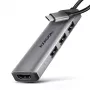 Axagon HMC-H3A USB 5Gbps Hub, 3x USB-A, HDMI 4k/30Hz, 15cm USB-C Kabel