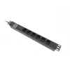 PDU Lanberg PDU-06F-0200-BK 6 AC-Ausgänge 1U Schwarz