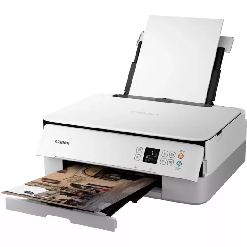 Canon PIXMA TS5351i 4462C106 3-in-1-Farb-Tintenstrahl-Multifunktionsdrucker, A4, 4800 x 1200 DPI, WLAN, Duplex, weiß