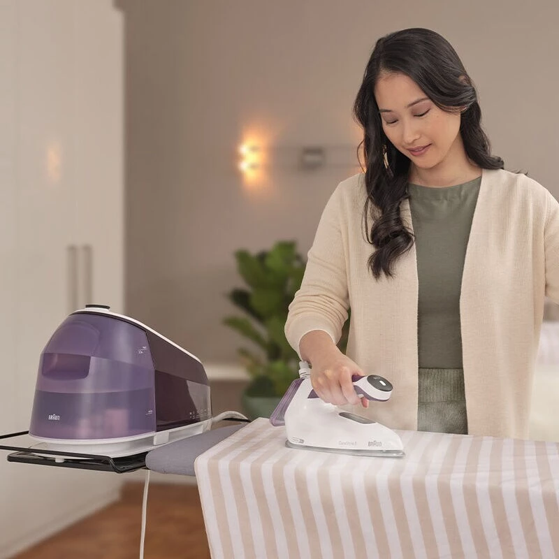 Braun CareStyle 5 IS5247VI 2400 W 2 L EloxalPlus-Bügelsohle Violett, Weiß