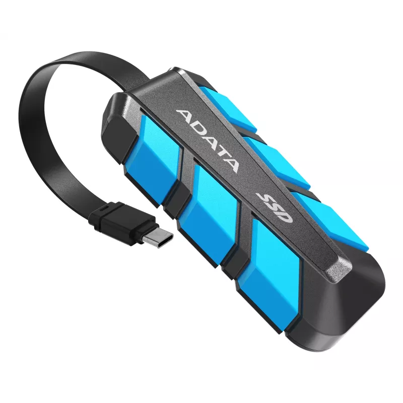 ADATA SC740 500 GB USB Type-C 3.2 Gen 2 (3.1 Gen 2) Schwarz, Blue
