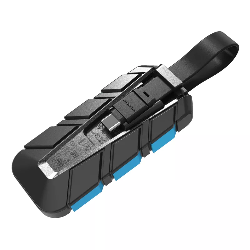 ADATA SC740 1 TB USB Type-C 3.2 Gen 2 (3.1 Gen 2) Schwarz, Blue