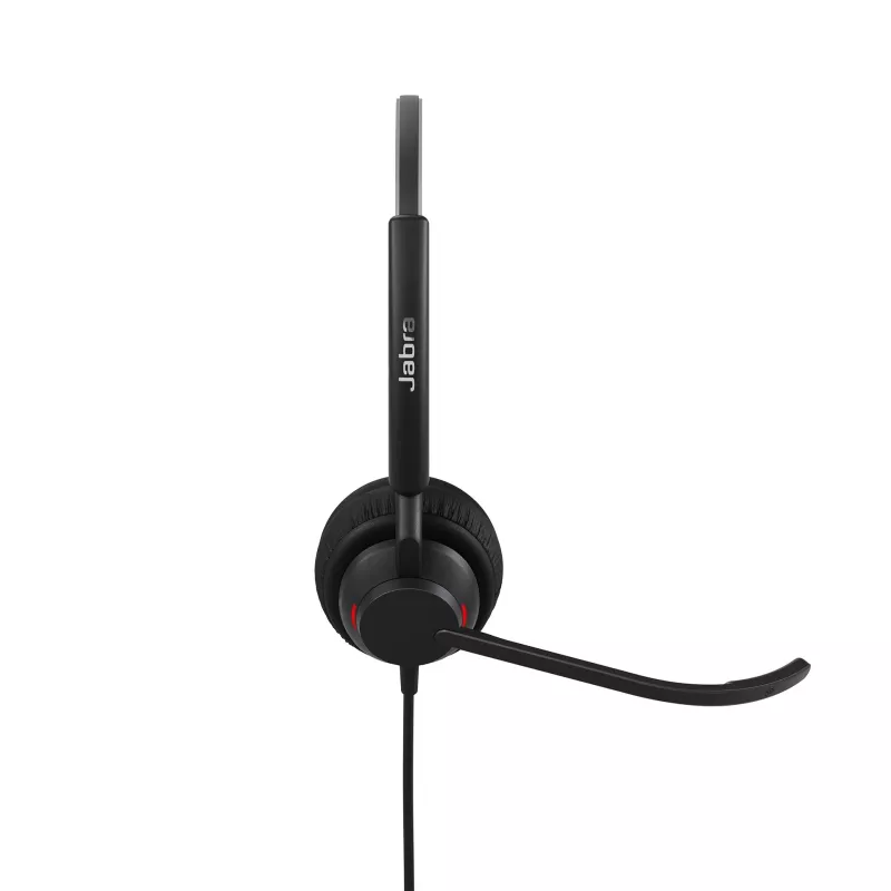 Jabra Engage 40 - (Inline Link) USB-C/A UC Stereo, Kabelgebunden, Büro/Callcenter, 63 g, Headset, Schwarz