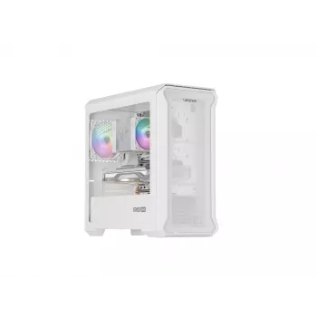GENESIS Irid 503 Mini Tower Transparent, Weiß