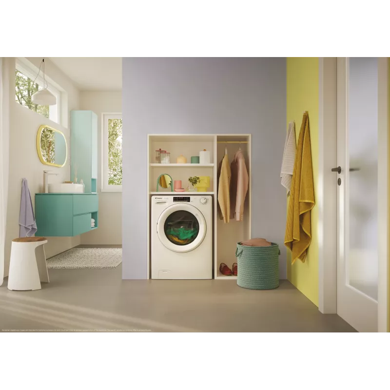 Candy Smart Pro COW 4644TWM6/1-S Waschtrockner Freistehend Frontlader Weiß