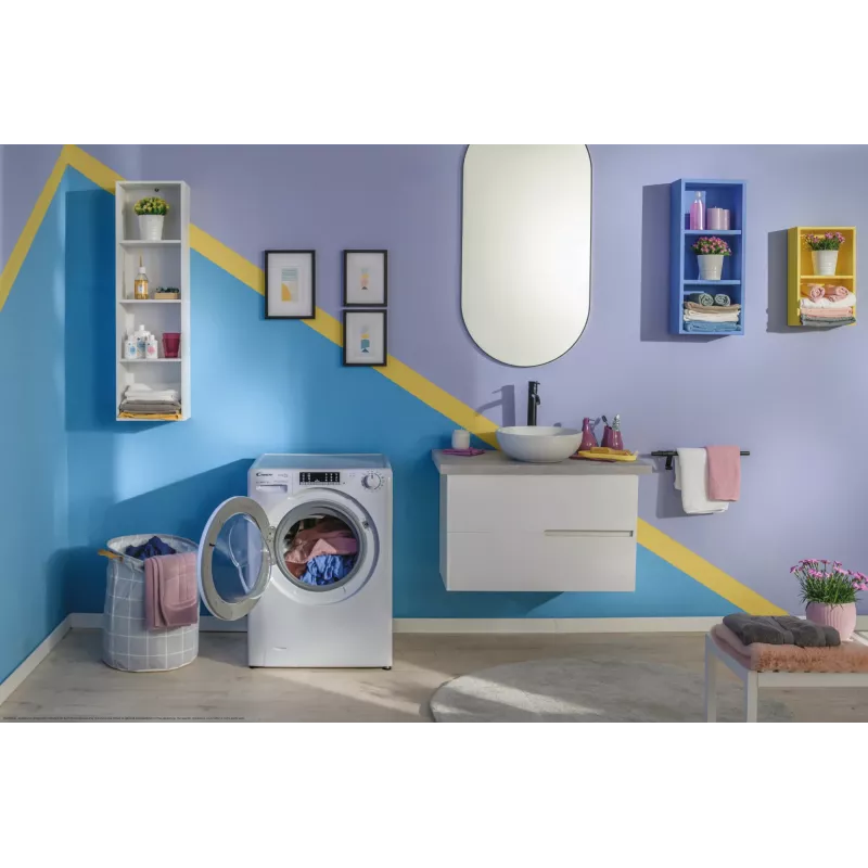Candy Smart Pro COW 4644TWM6/1-S Waschtrockner Freistehend Frontlader Weiß
