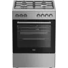Beko FBE62130GXDN Herd Freistehender Herd Elektro Gas Schwarz