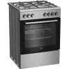 Beko FBE62130GXDN Herd Freistehender Herd Elektro Gas Schwarz