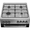 Beko FBE62130GXDN Herd Freistehender Herd Elektro Gas Schwarz
