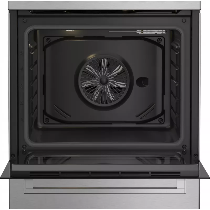 Beko FBE62130GXDN Herd Freistehender Herd Elektro Gas Schwarz
