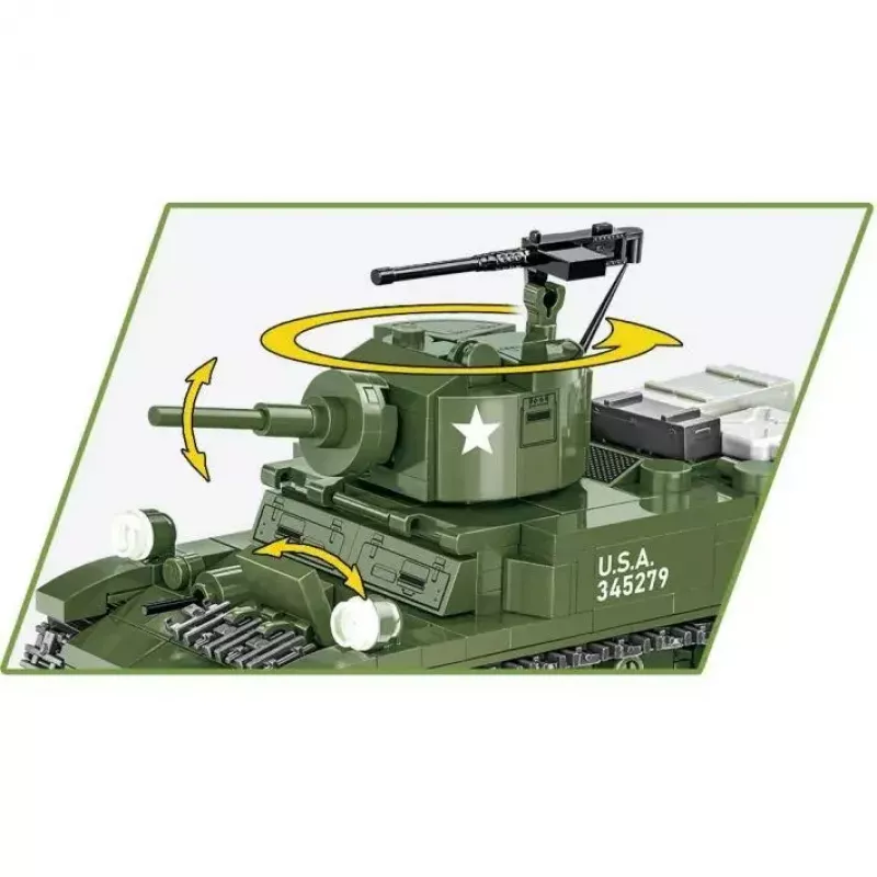 COBI M3 Stuart Bausatz, 511 Teile