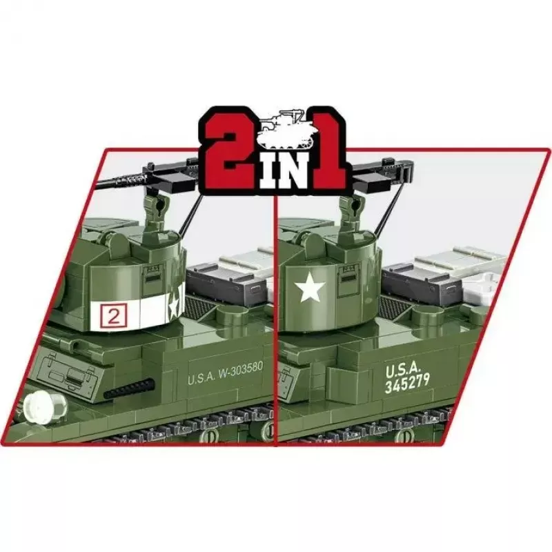 COBI M3 Stuart Bausatz, 511 Teile