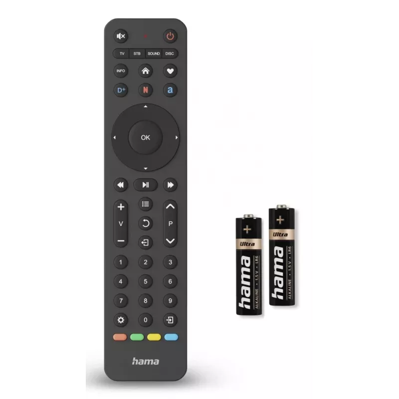 Hama 00221053 Fernbedienung IR Wireless TV Drucktasten