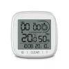 Digitaluhr Hama 00185893 Quadratisch Weiß Wand/Tisch Batterie AAA