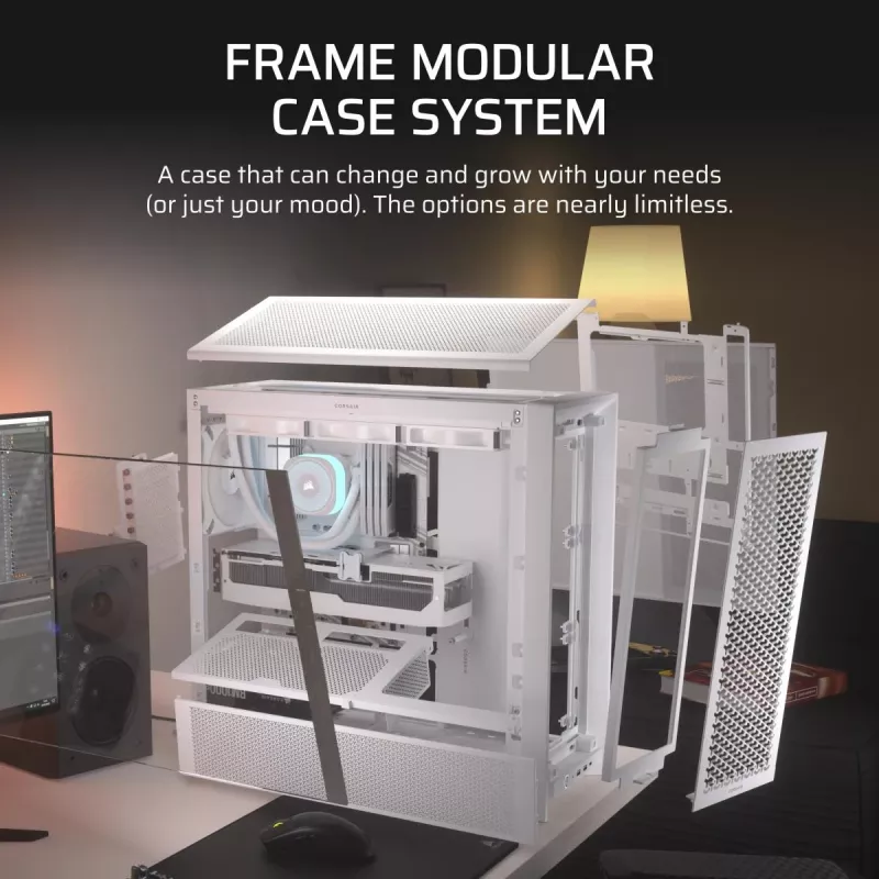 CORSAIR Mid-tower - Geh Midi Frame 4000d Weiß
