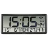 Hama Jumbo Digitaluhr Rechteck Schwarz