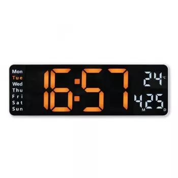 Hama Santa Cruz Digitaluhr Rechteck Schwarz
