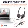 HP Poly Blackwire 3225 Stereo-USB-C-Headset +3,5-mm-Klinkenstecker +USB-C/A-Adapter (Bulk)