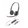 HP Poly Blackwire 3225 Stereo-USB-C-Headset +3,5-mm-Klinkenstecker +USB-C/A-Adapter (Bulk)