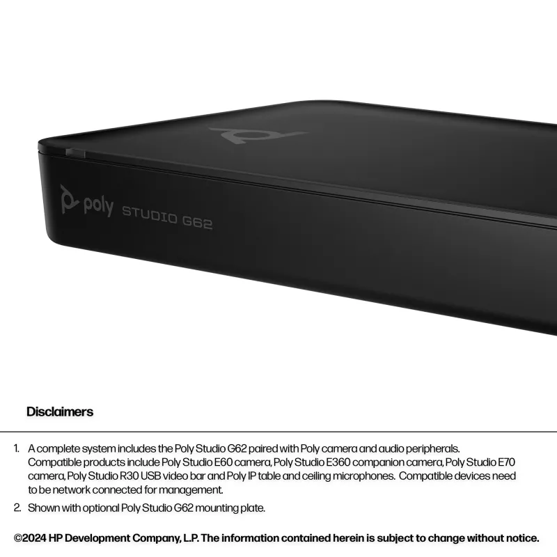 HP Poly Studio G62 Videokonferenzsystem