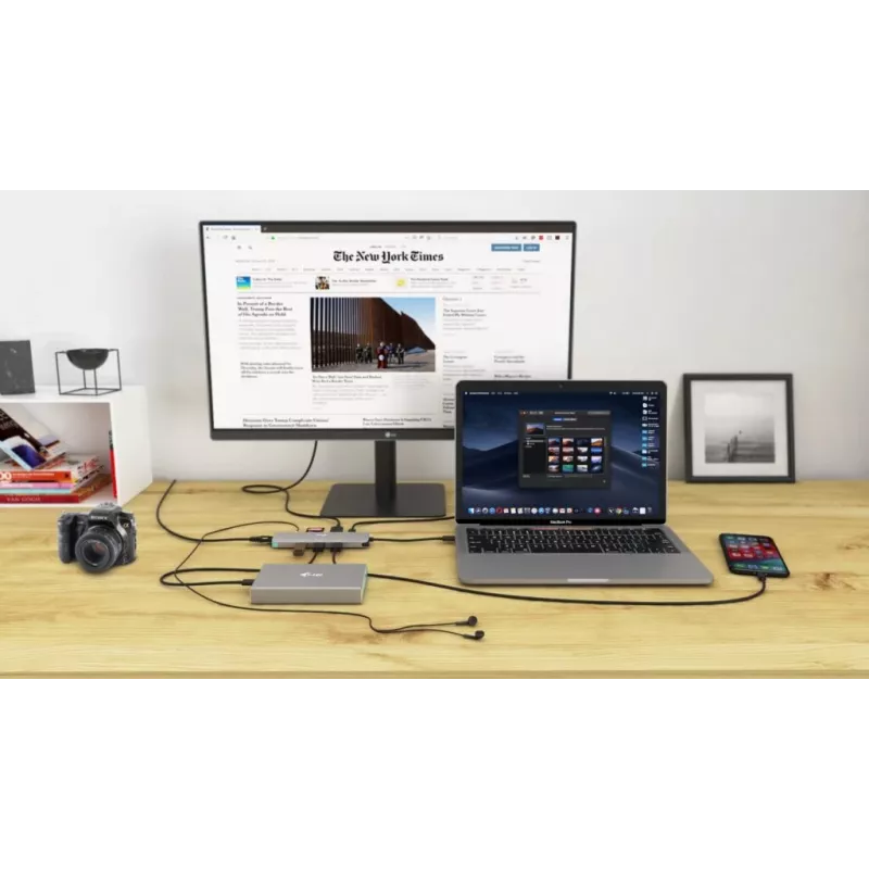 i-tec USB-C Metal Nano Dockingstation 4K HDMI LAN mit Power Delivery 100 W + Universal-Ladegerät 100 W