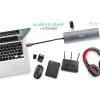 i-tec USB-C Metal Nano Dockingstation 4K HDMI LAN mit Power Delivery 100 W + Universal-Ladegerät 100 W